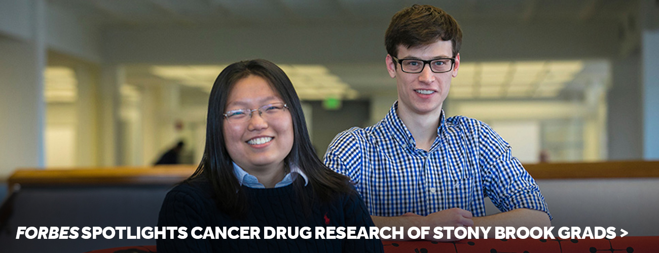 Forbes Spotlights Cancer Drug Research of Stony Brook Grads