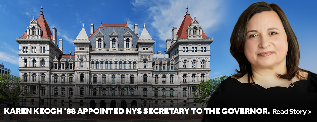 Karen Keogh '88 Appointed NYS Secretary to Governor. Read St